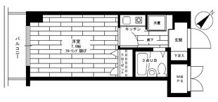 シティライブ多摩川の物件間取画像